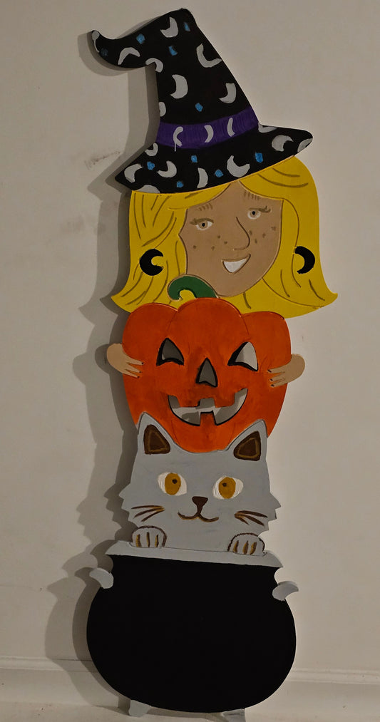 Hand Painted Halloween Stand