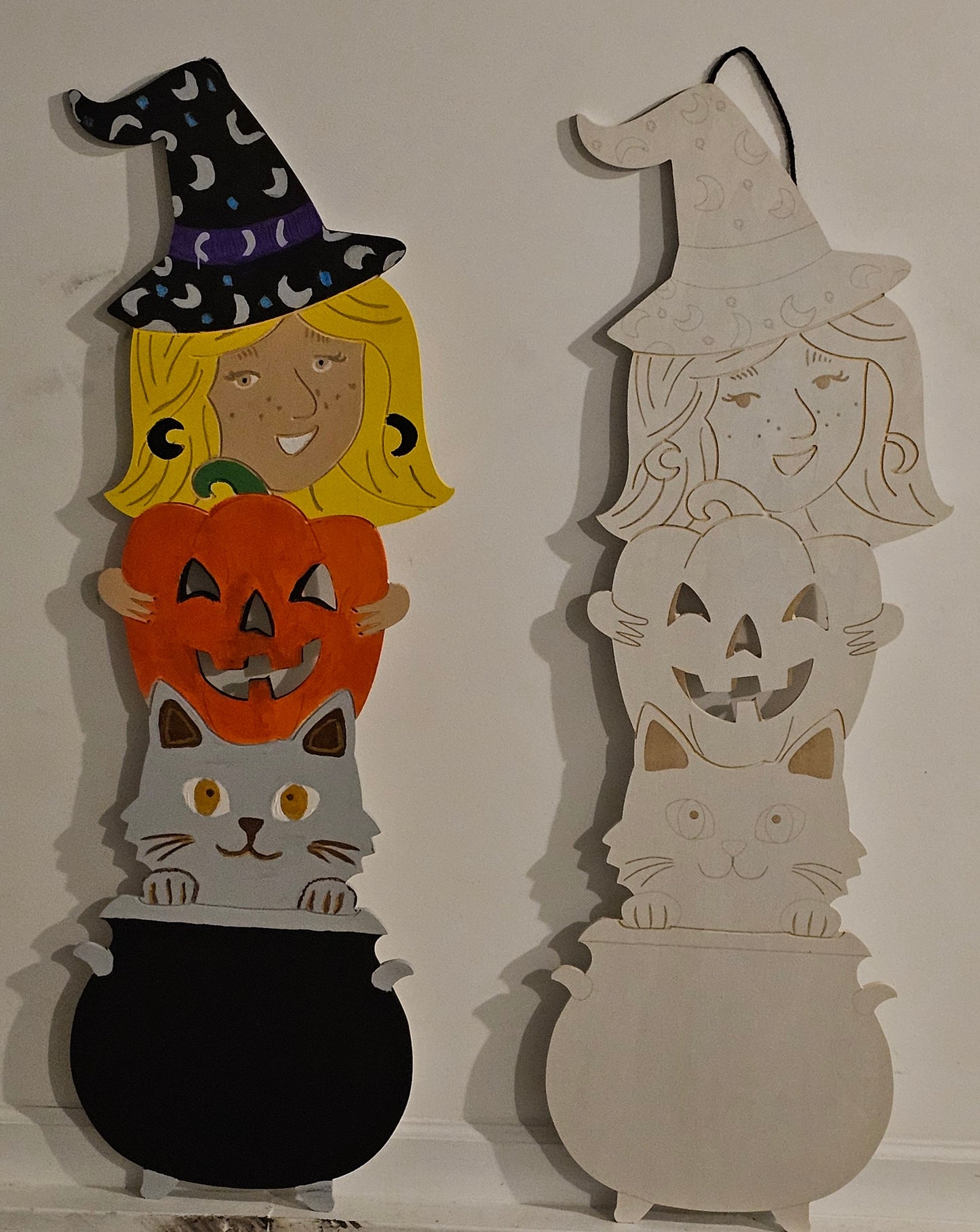 Hand Painted Halloween Stand